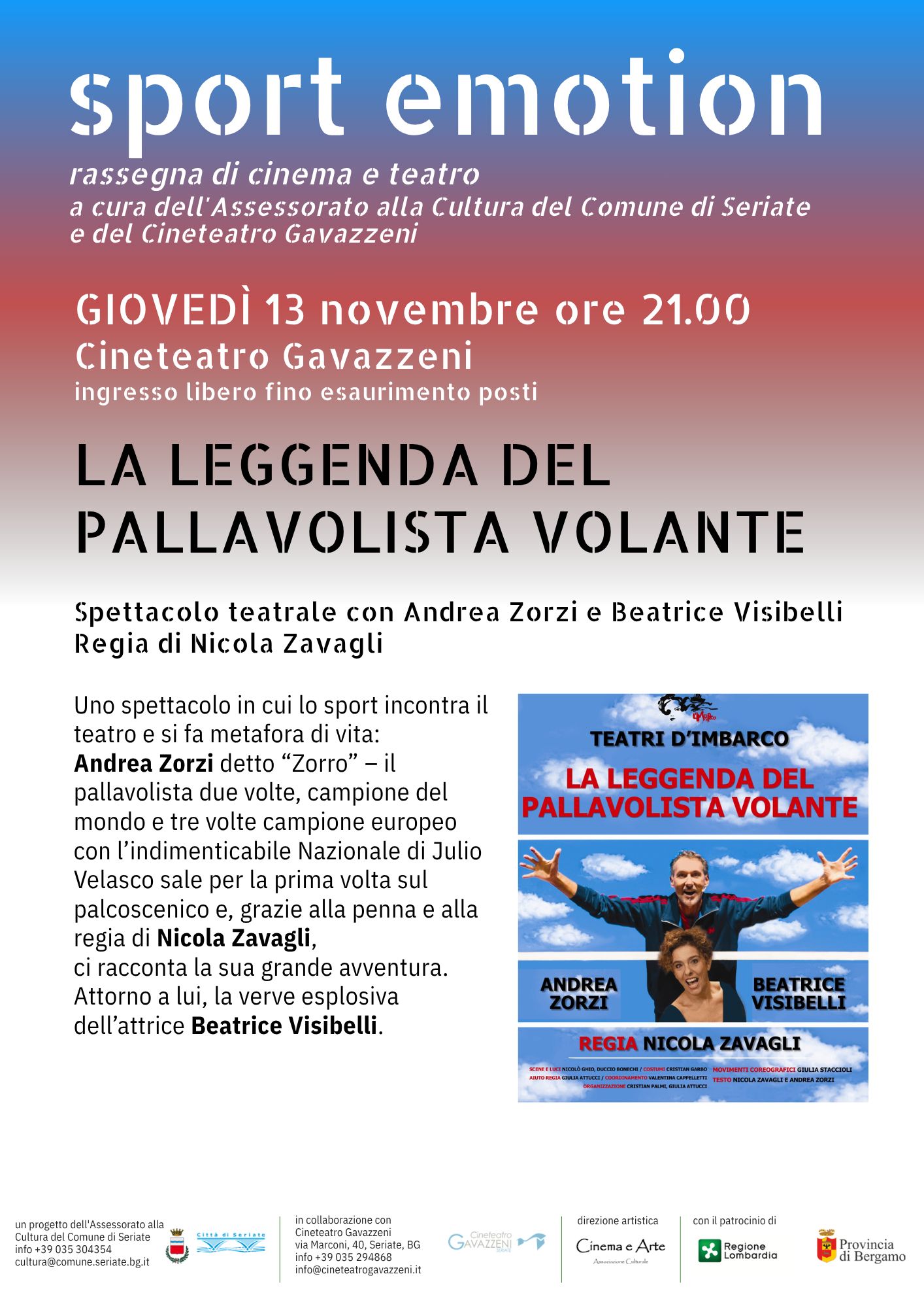 Locandina - La leggenda del pallavolista volante